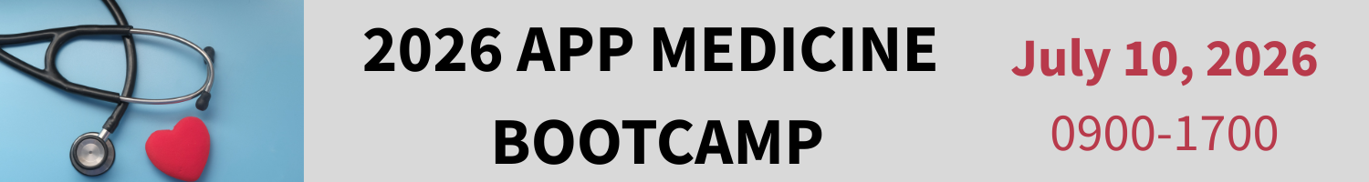 2026 Stanford Health Care Advanced Practice Provider (APP) Medicine Bootcamp Banner